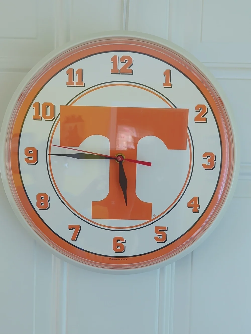 University Of Tennessee Wall Clock. Made In USA